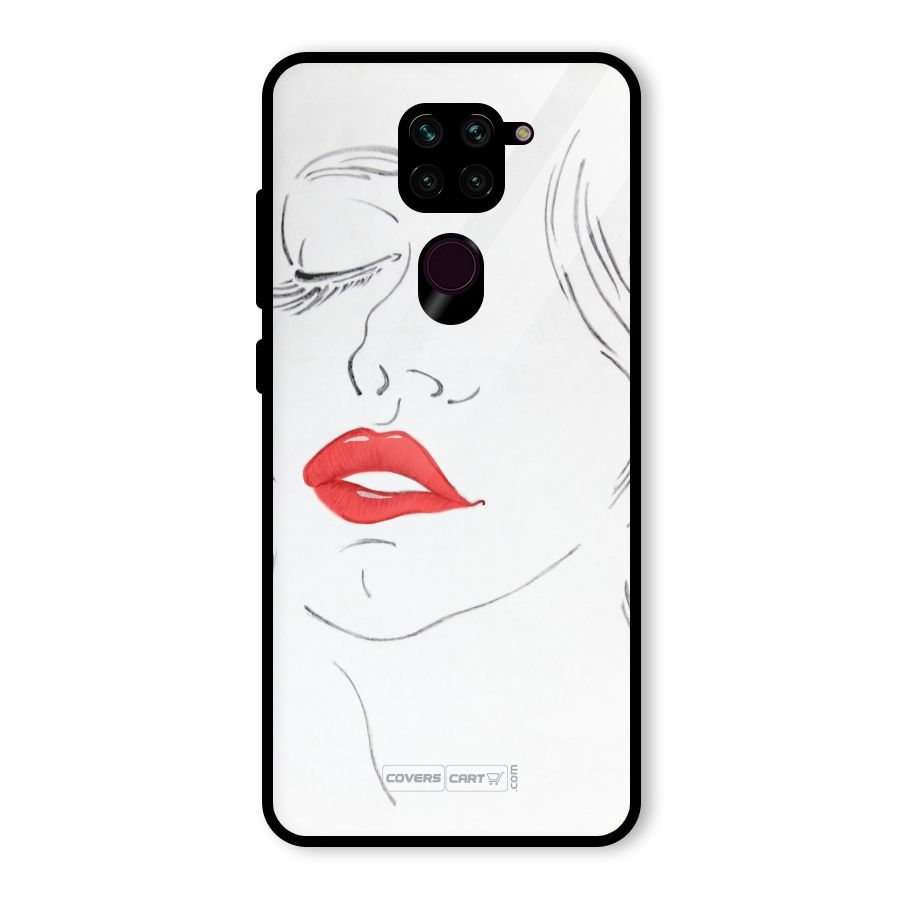 Classy Girl Glass Back Case for Redmi Note 9