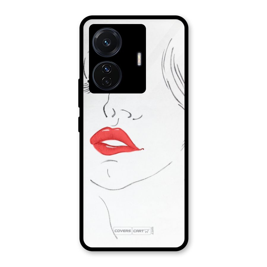 Classy Girl Glass Back Case for Vivo T1 Pro