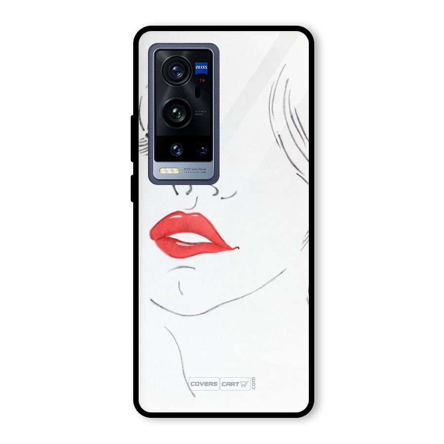 Classy Girl Glass Back Case for Vivo X60 Pro Plus