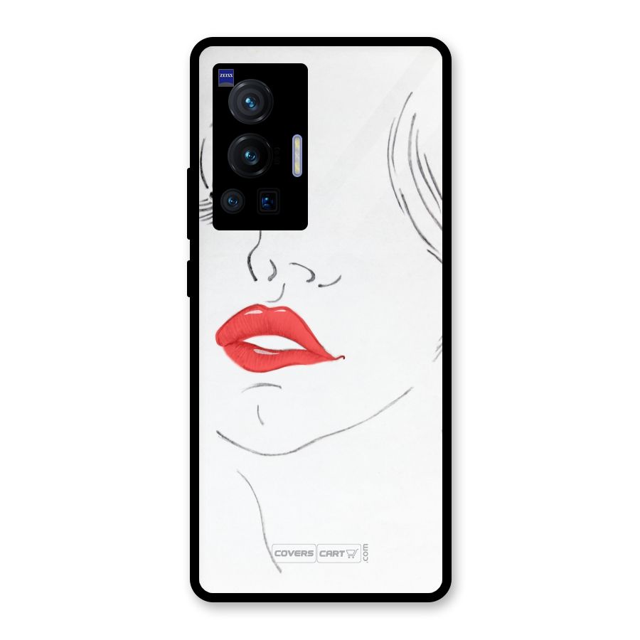 Classy Girl Glass Back Case for Vivo X70 Pro