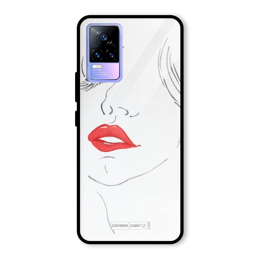 Classy Girl Glass Back Case for Vivo Y73