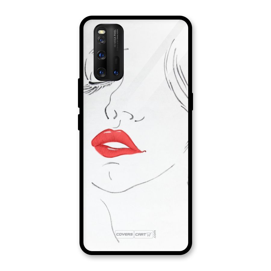 Classy Girl Glass Back Case for Vivo iQOO 3