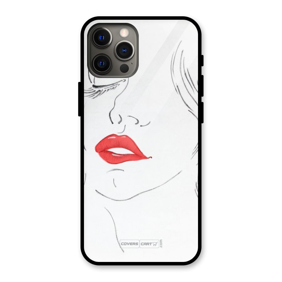 Classy Girl Glass Back Case for iPhone 12 Pro Max