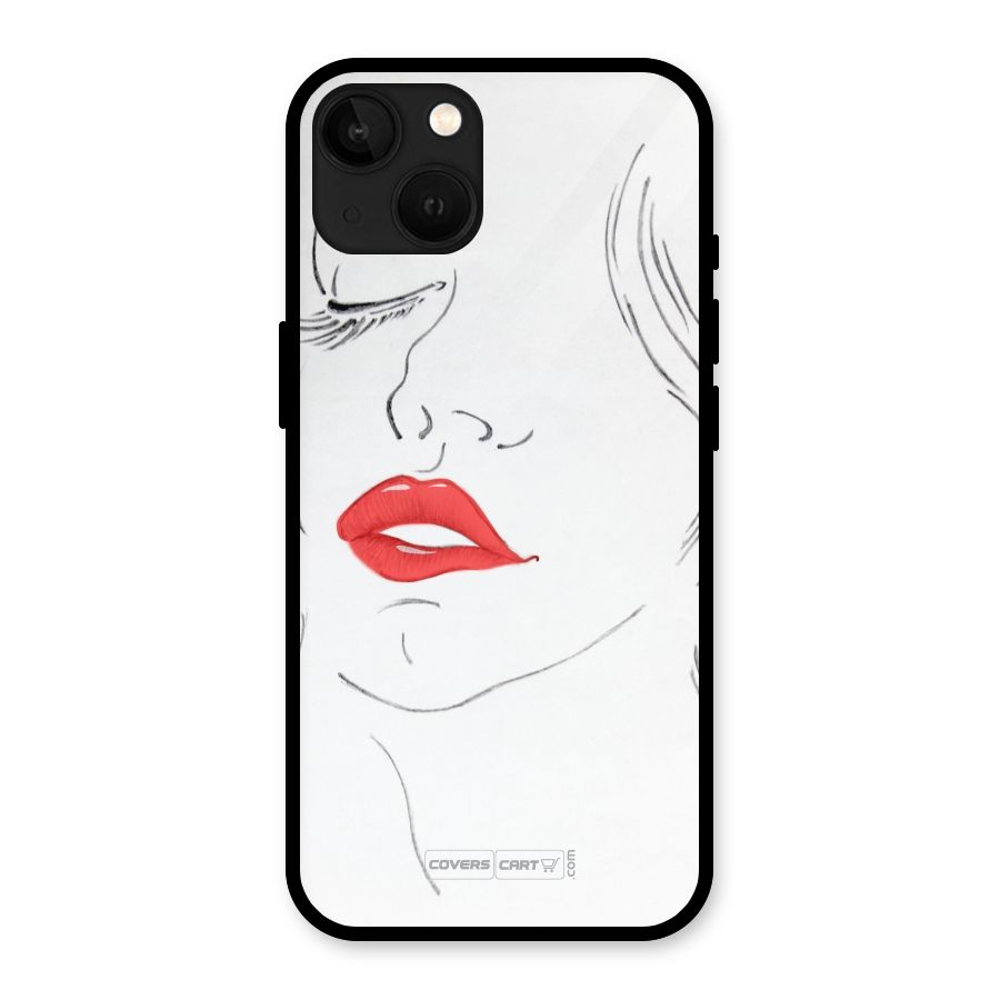 Classy Girl Glass Back Case for iPhone 13