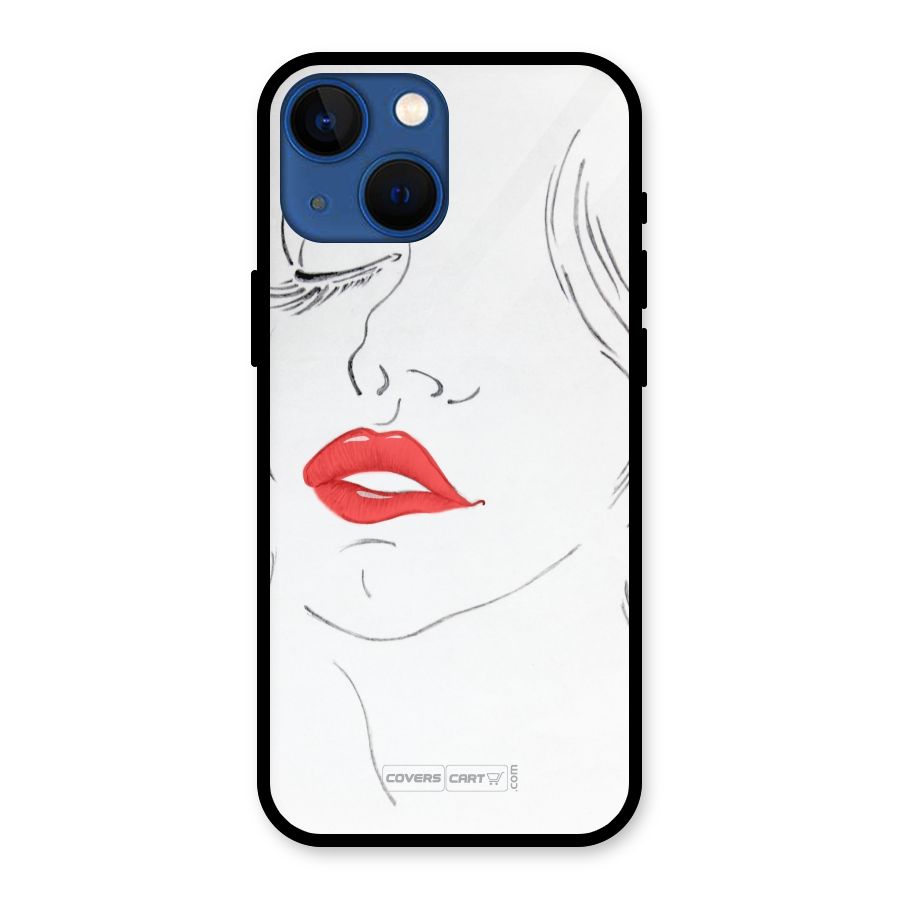 Classy Girl Glass Back Case for iPhone 13 Mini