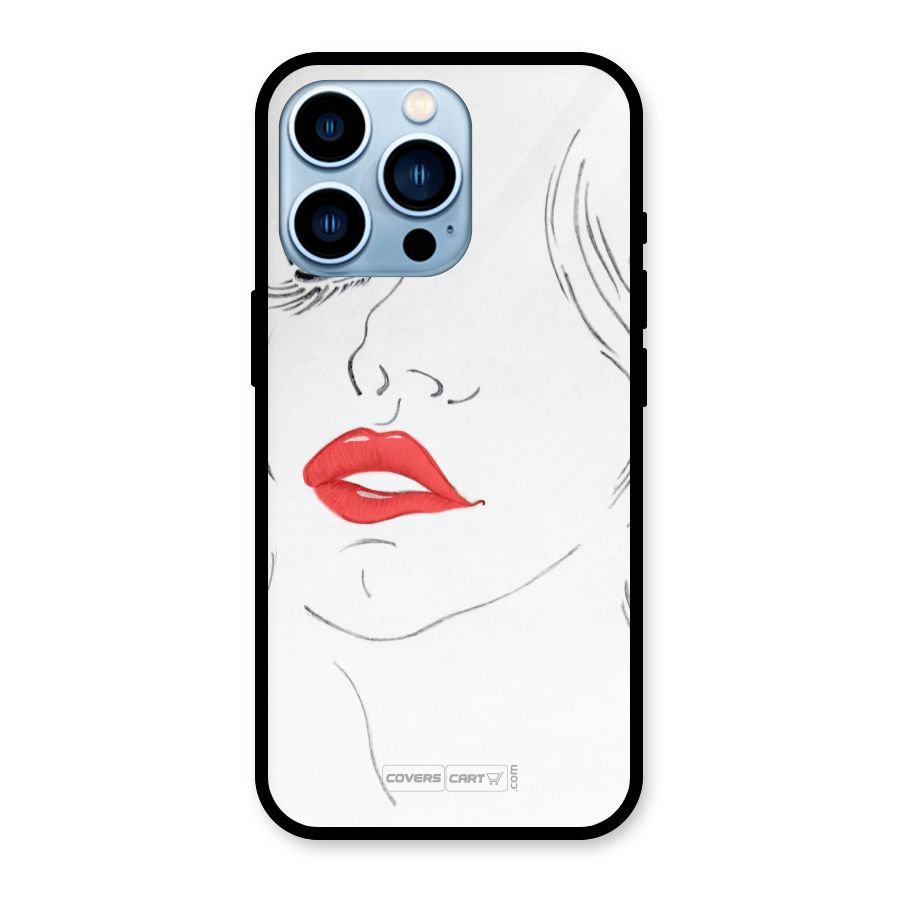 Classy Girl Glass Back Case for iPhone 13 Pro