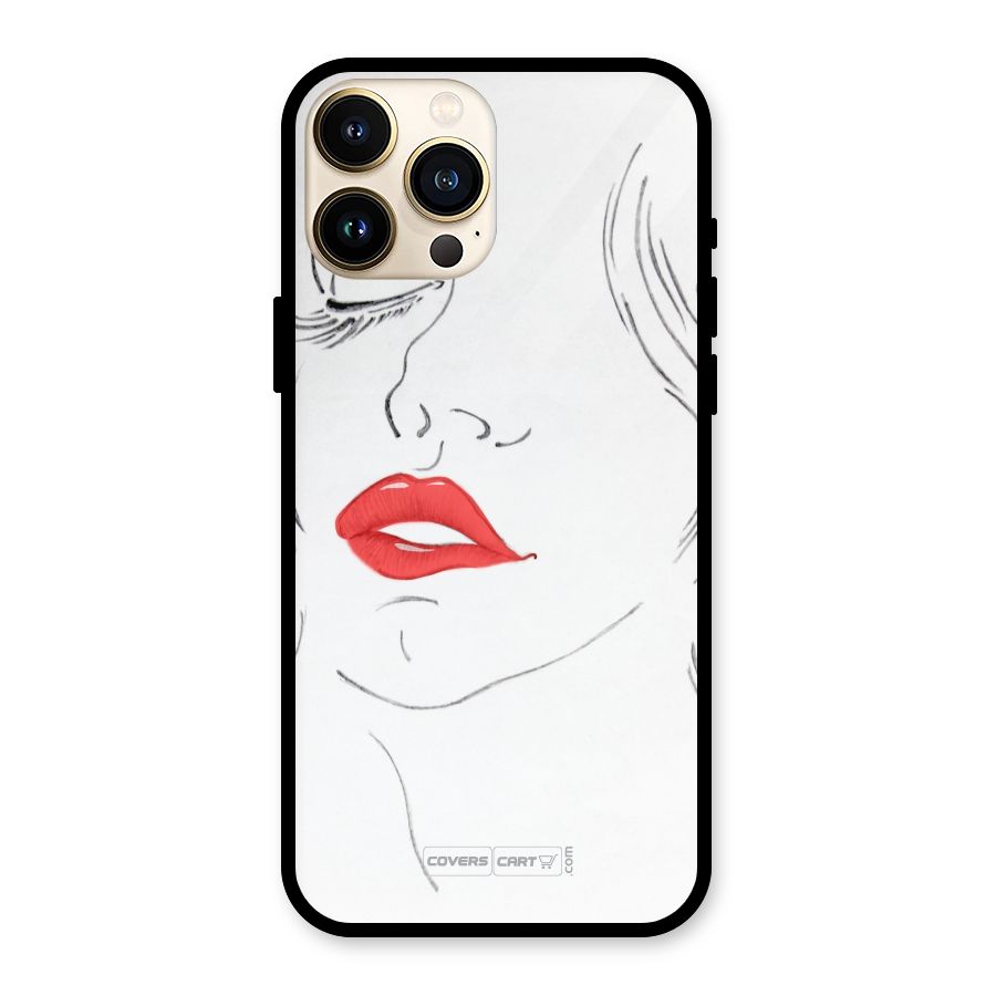 Classy Girl Glass Back Case for iPhone 13 Pro Max