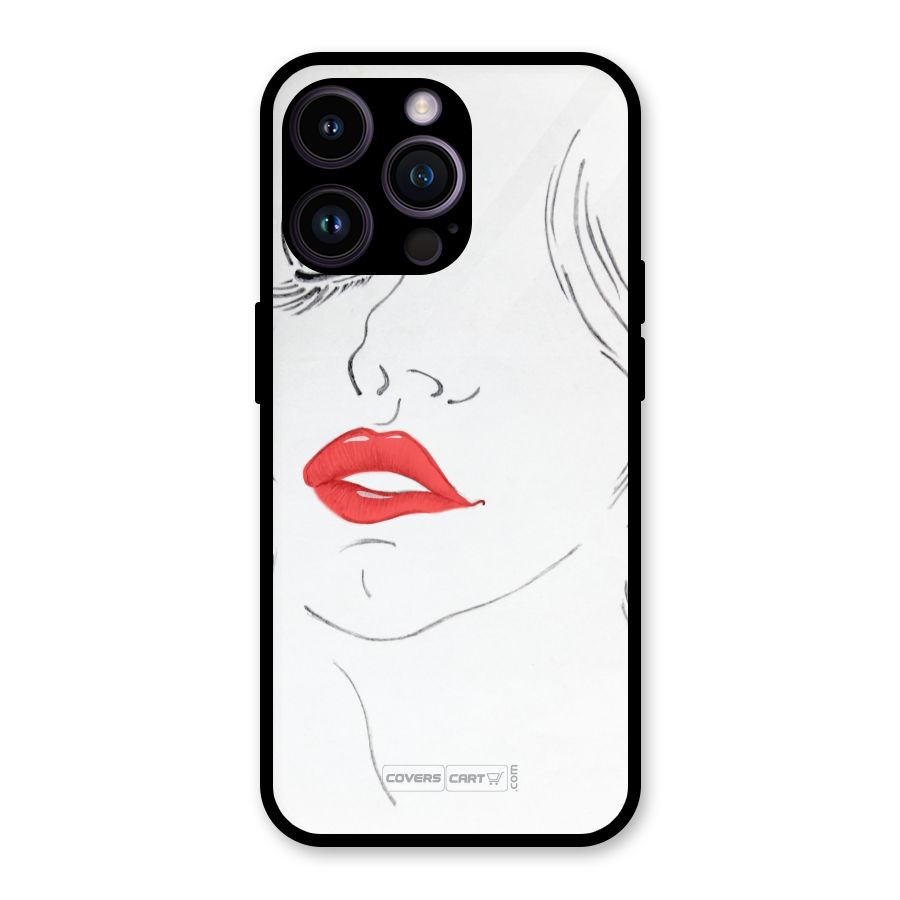 Classy Girl Glass Back Case for iPhone 14 Pro Max