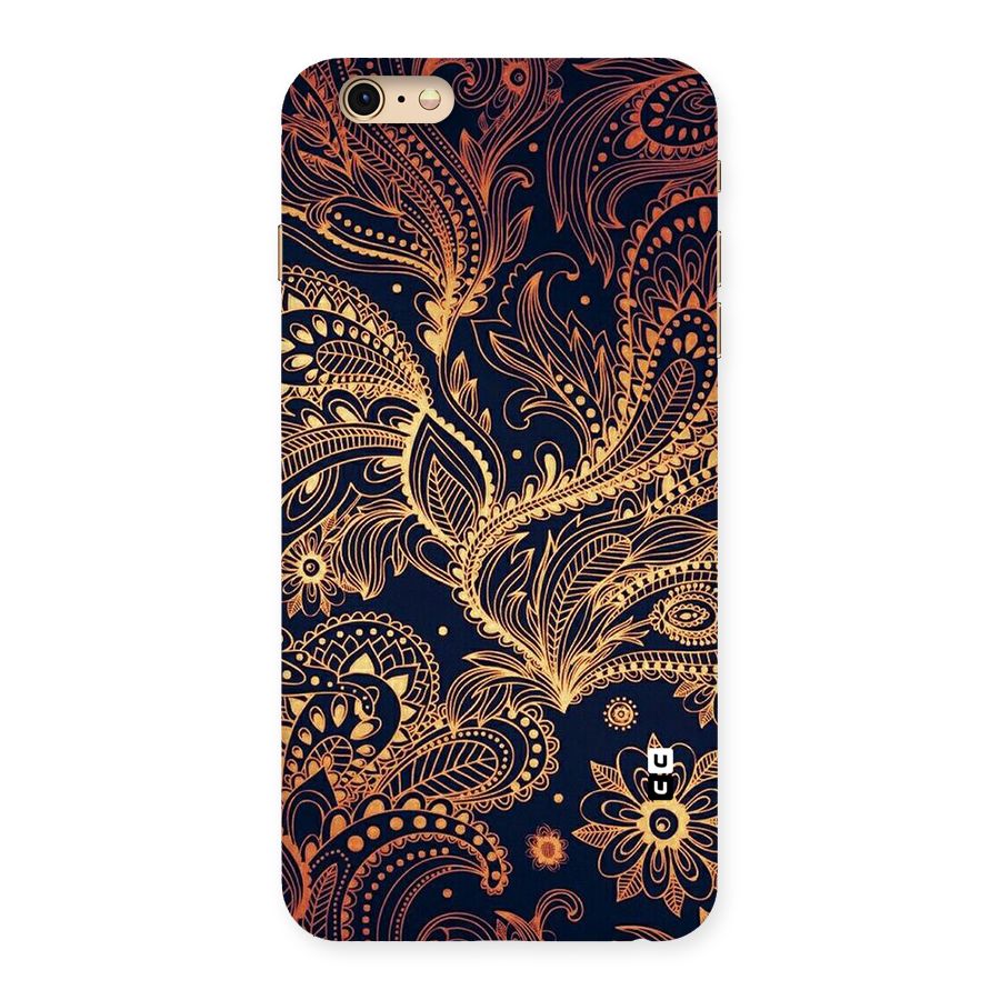 Classy Golden Leafy Design Back Case for iPhone 6 Plus 6S Plus