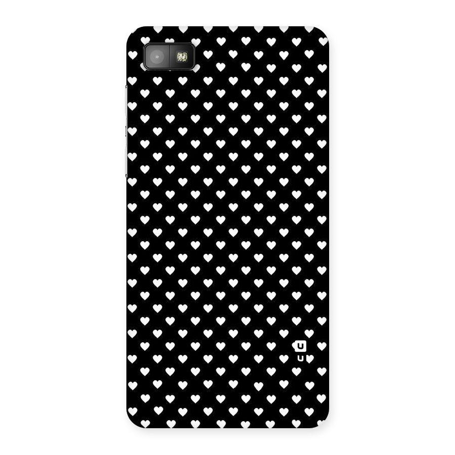 Classy Hearty Polka Back Case for Blackberry Z10