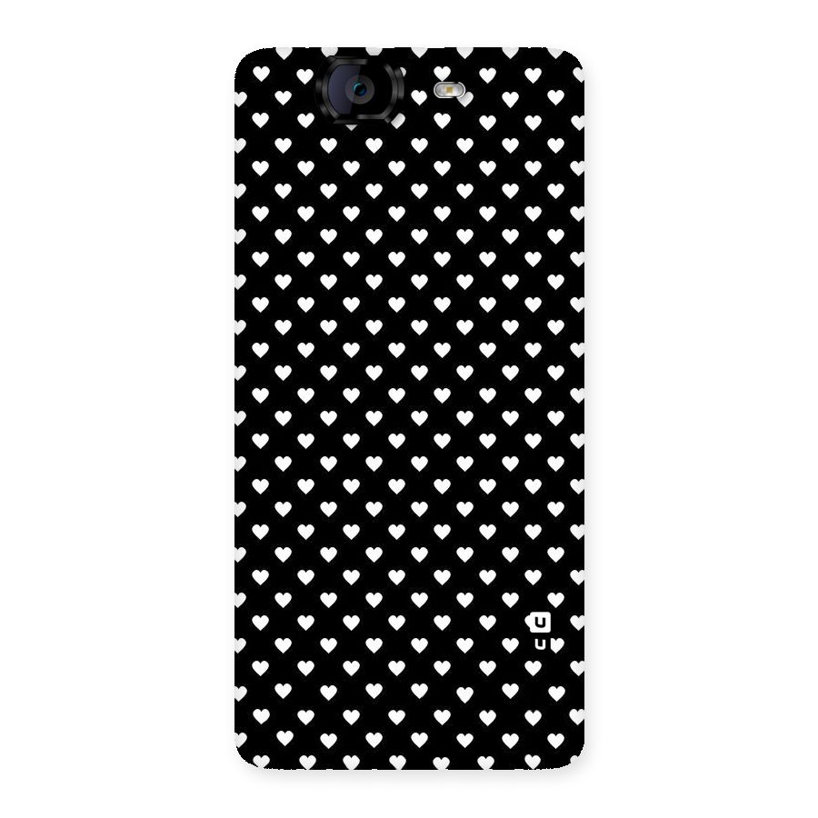 Classy Hearty Polka Back Case for Canvas Knight A350