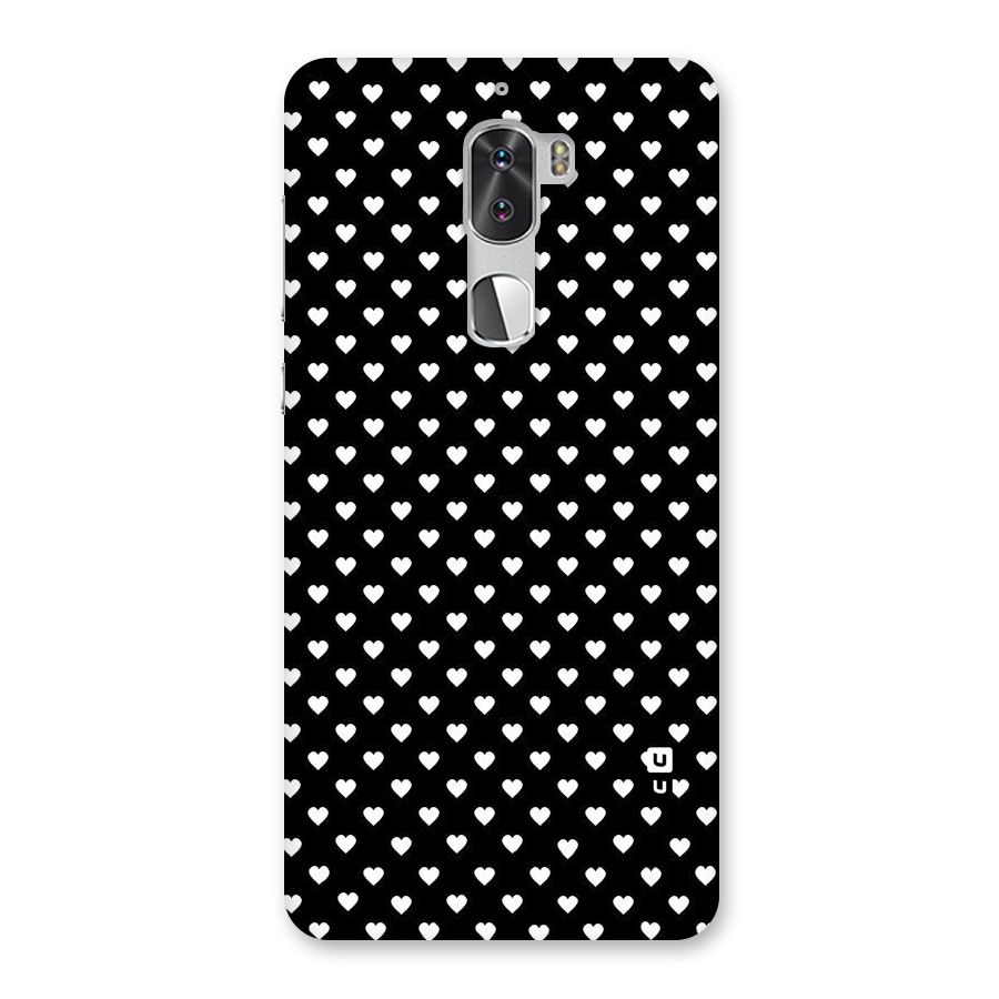 Classy Hearty Polka Back Case for Coolpad Cool 1