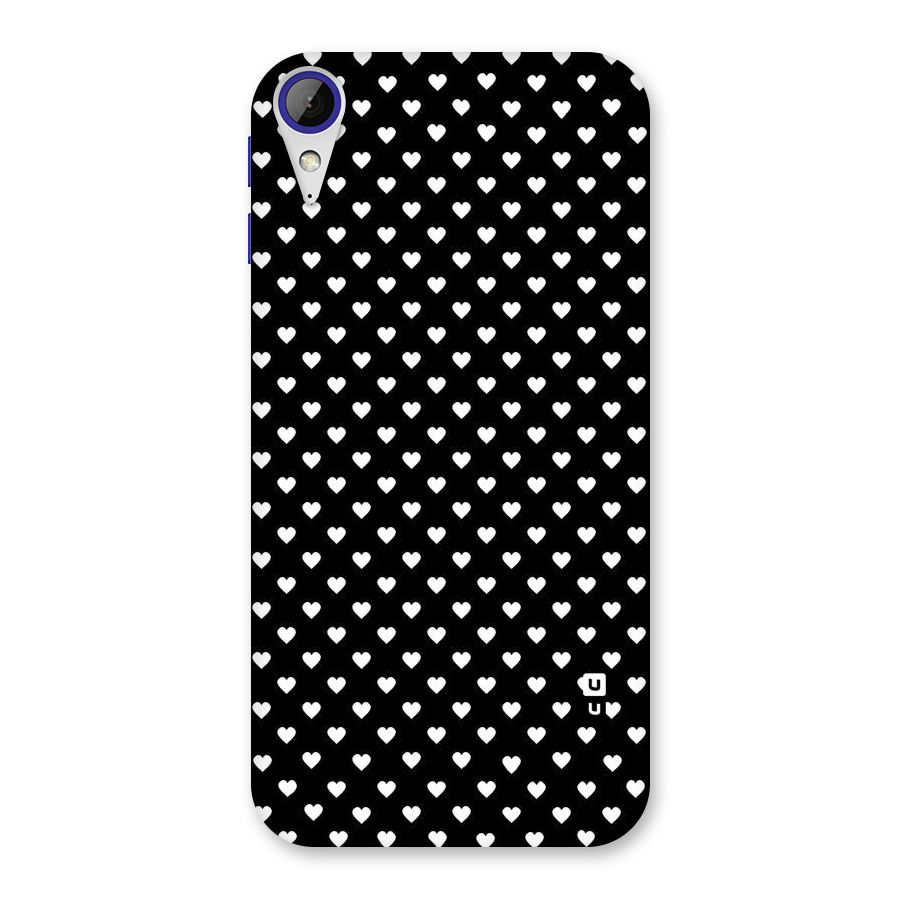 Classy Hearty Polka Back Case for Desire 830
