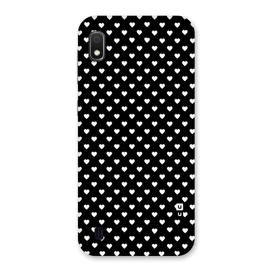 Classy Hearty Polka Back Case for Galaxy A10