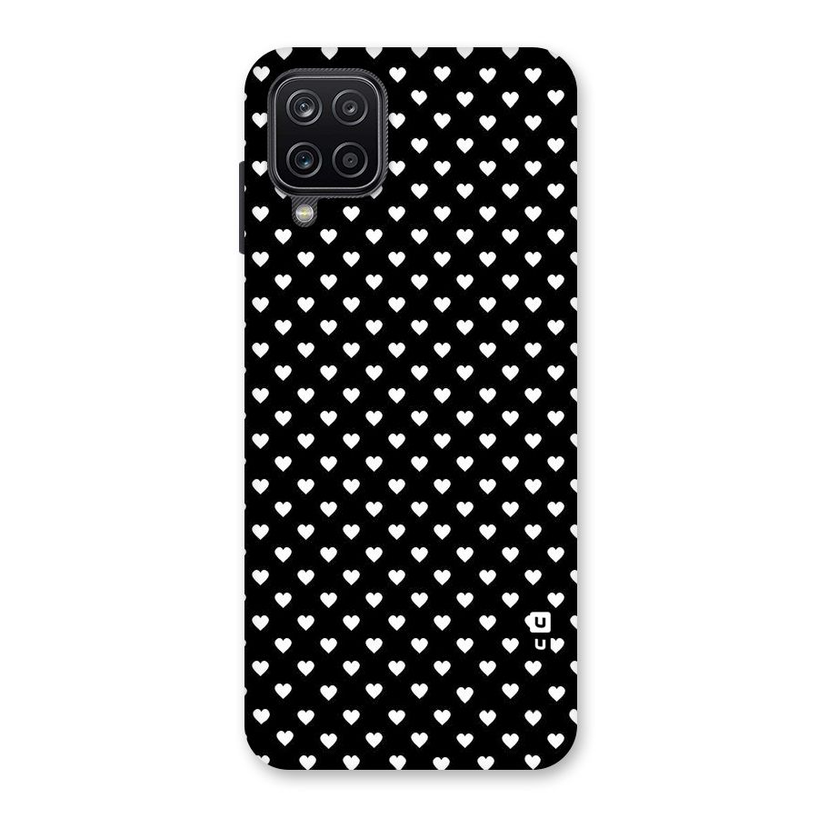 Classy Hearty Polka Back Case for Galaxy A12