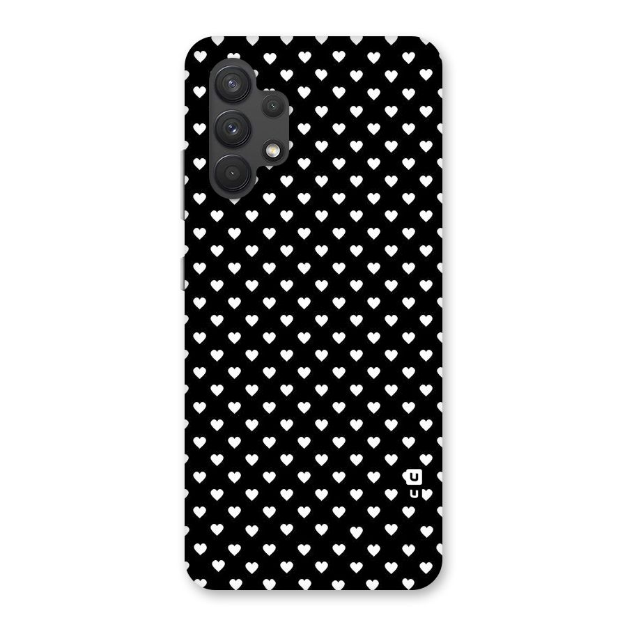 Classy Hearty Polka Back Case for Galaxy A32