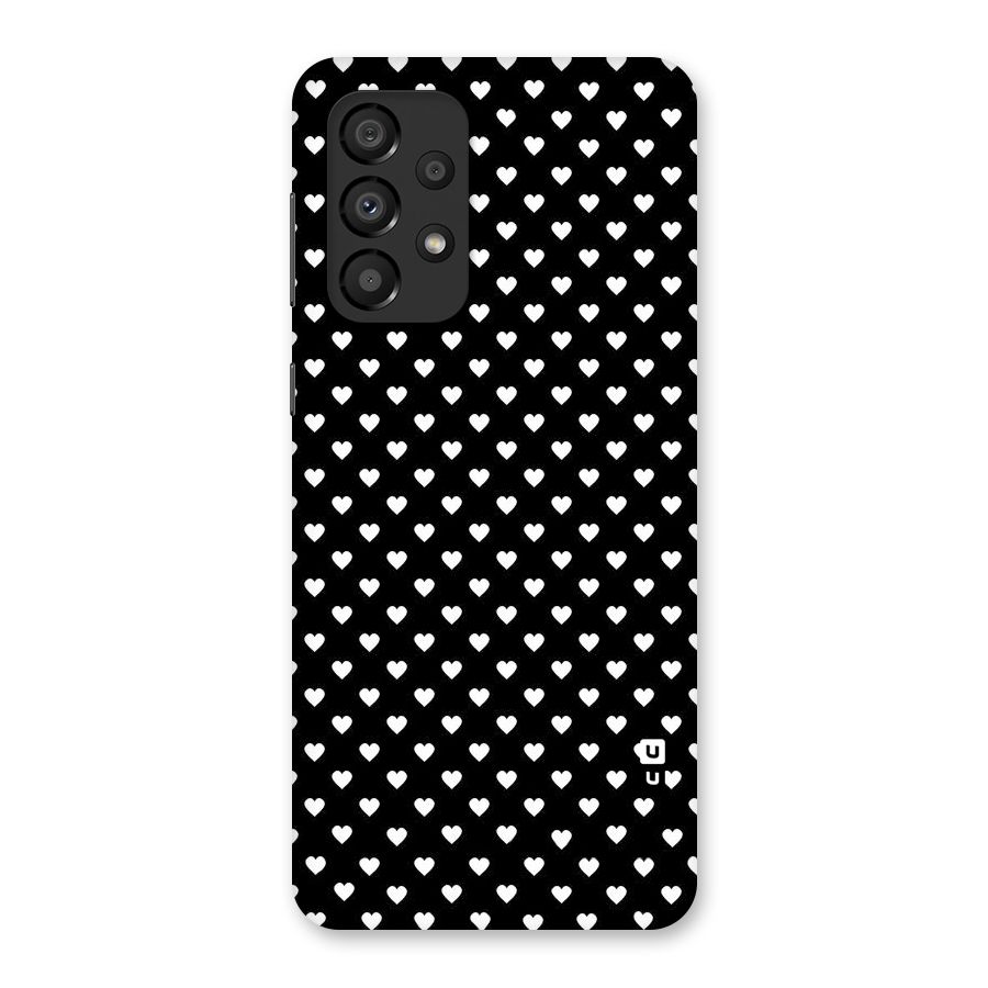 Classy Hearty Polka Back Case for Galaxy A33 5G