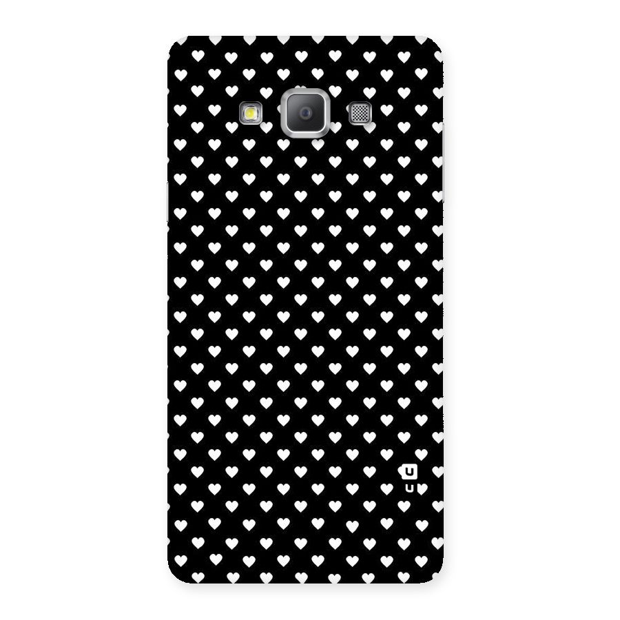Classy Hearty Polka Back Case for Galaxy A7