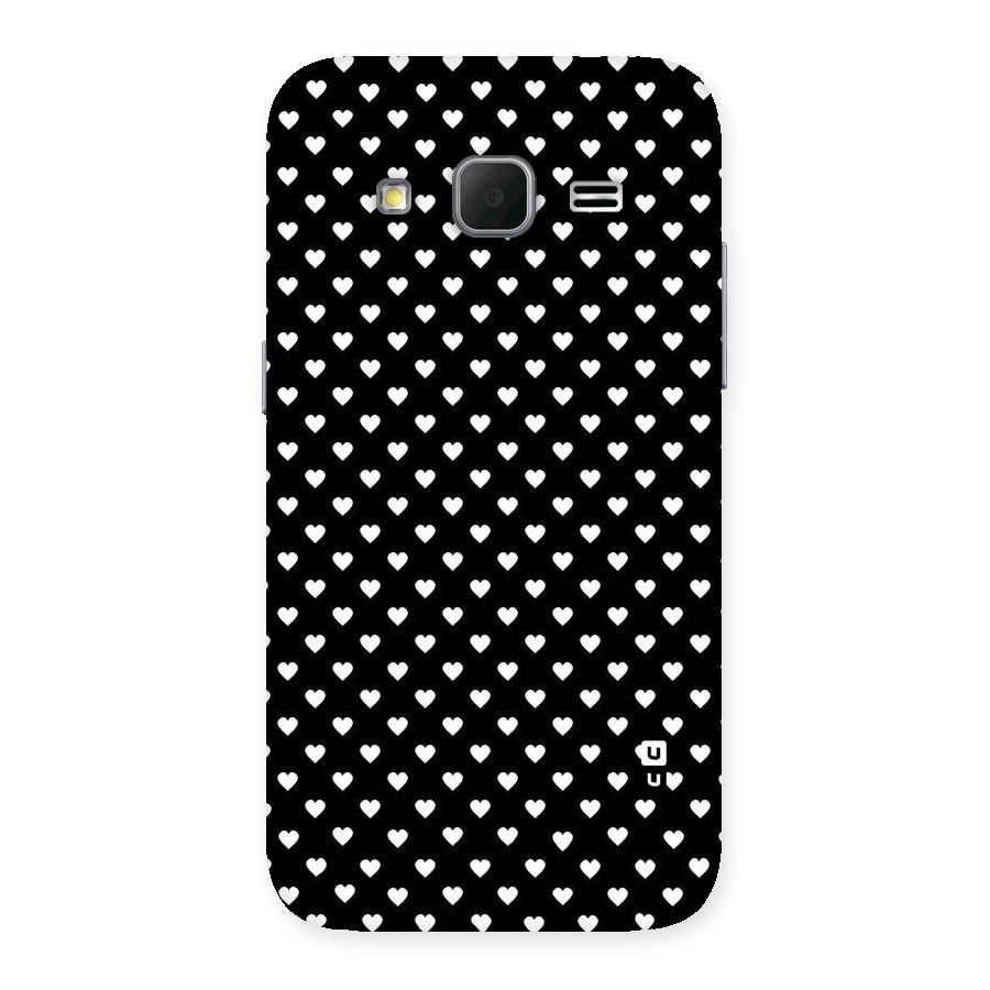 Classy Hearty Polka Back Case for Galaxy Core Prime