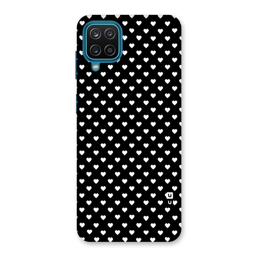 Classy Hearty Polka Back Case for Galaxy F12
