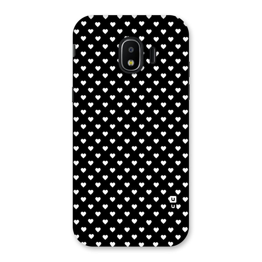 Classy Hearty Polka Back Case for Galaxy J2 Pro 2018