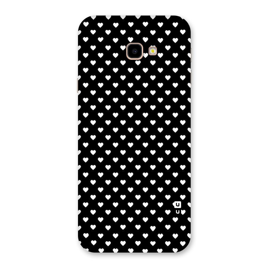 Classy Hearty Polka Back Case for Galaxy J4 Plus