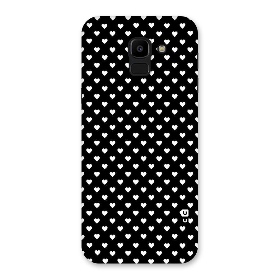 Classy Hearty Polka Back Case for Galaxy J6