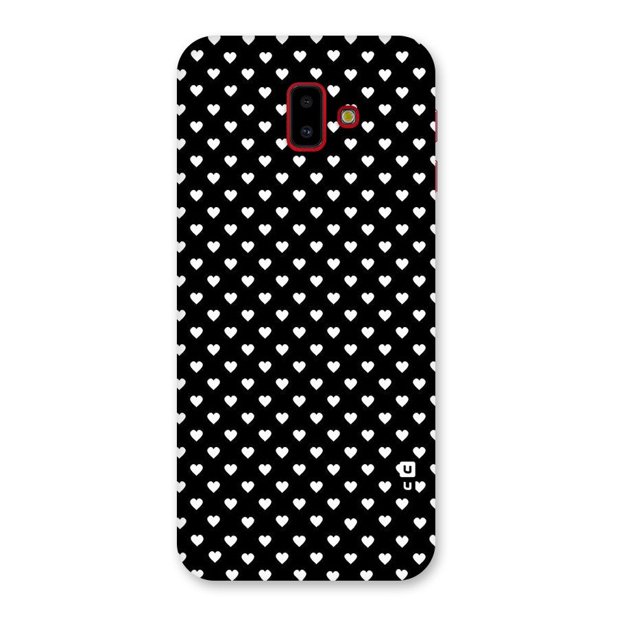Classy Hearty Polka Back Case for Galaxy J6 Plus