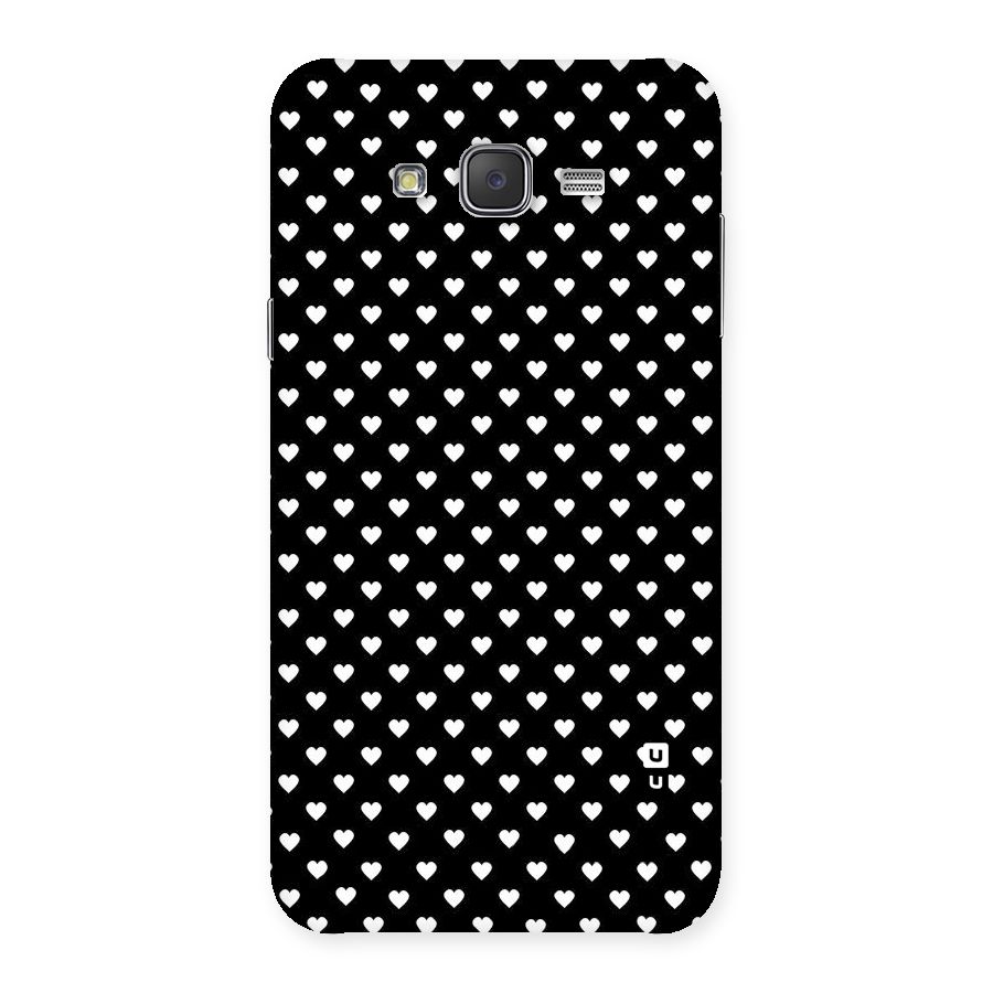 Classy Hearty Polka Back Case for Galaxy J7