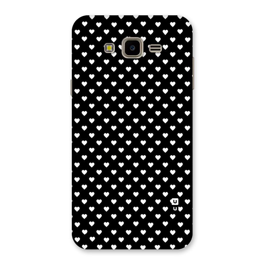 Classy Hearty Polka Back Case for Galaxy J7 Nxt
