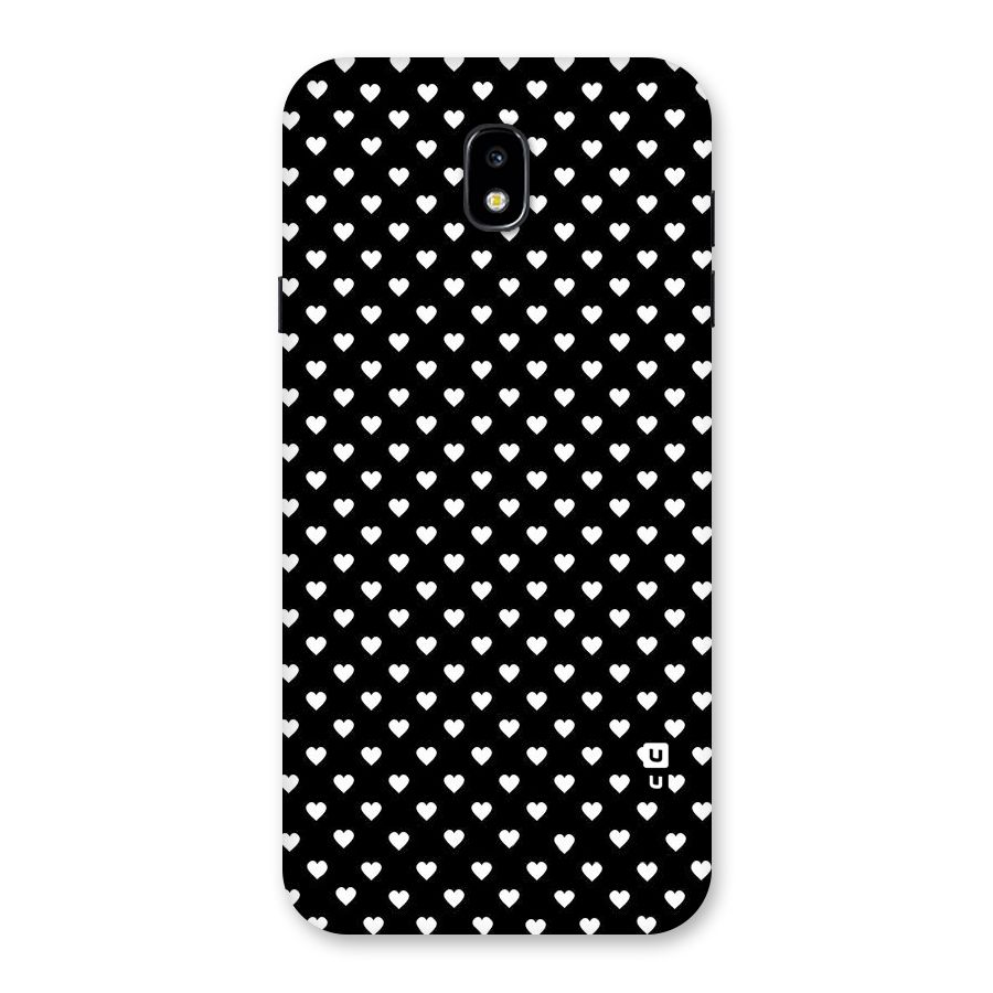 Classy Hearty Polka Back Case for Galaxy J7 Pro