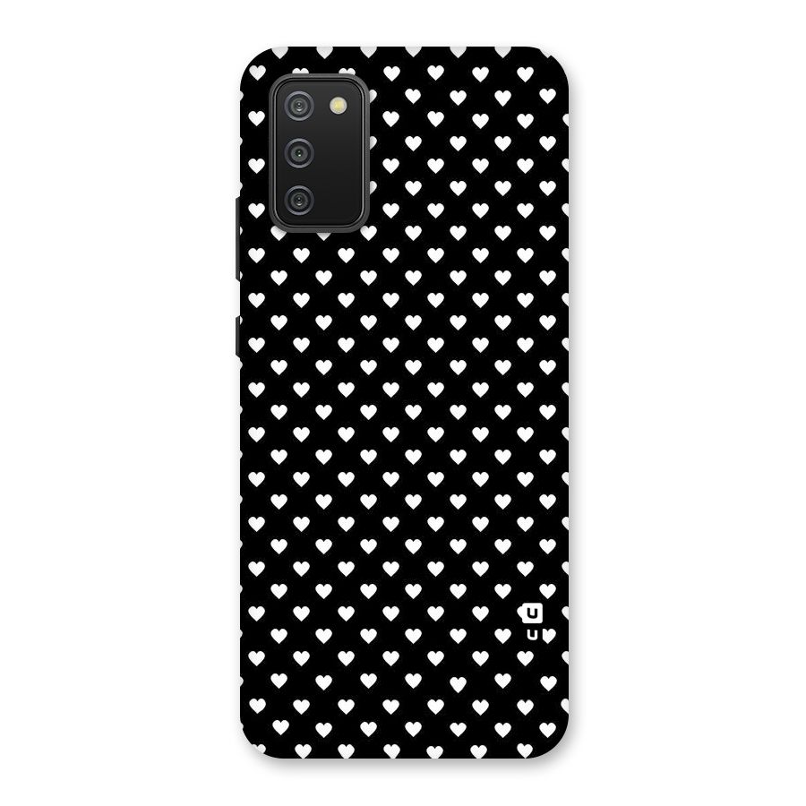 Classy Hearty Polka Back Case for Galaxy M02s