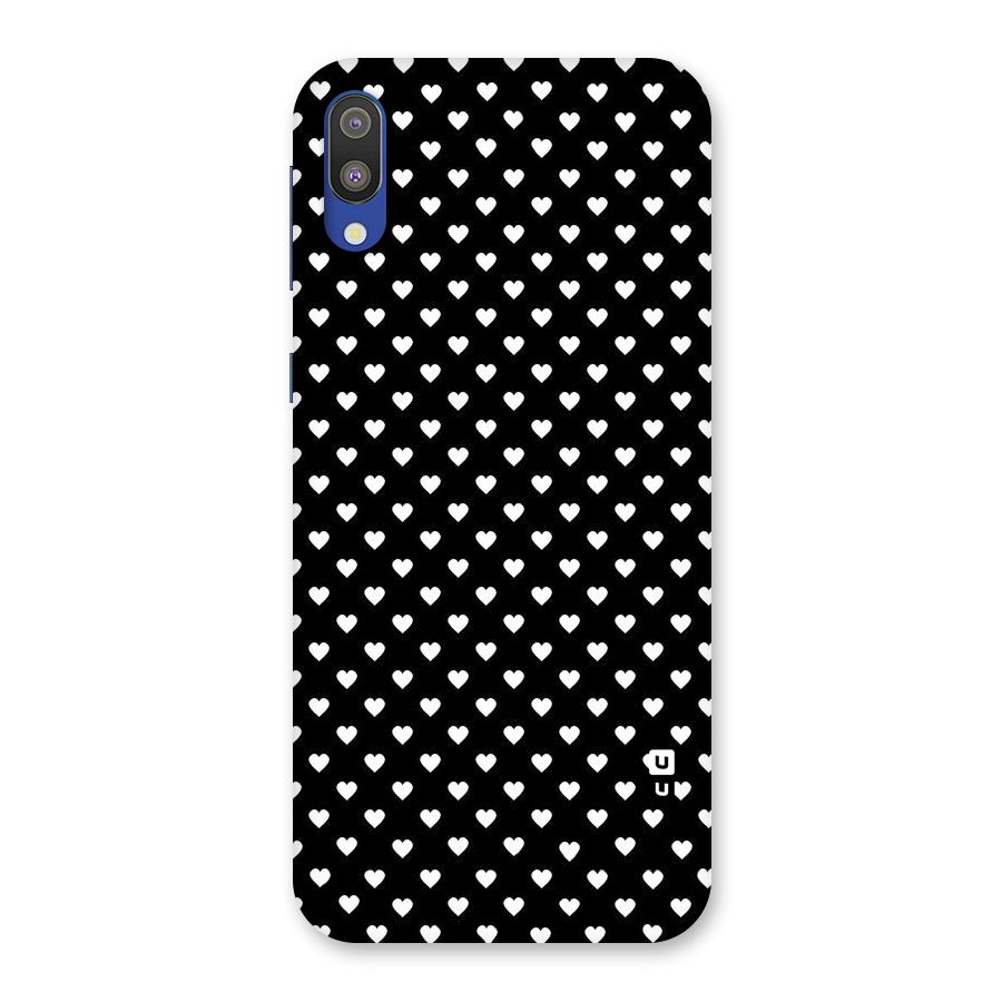 Classy Hearty Polka Back Case for Galaxy M10