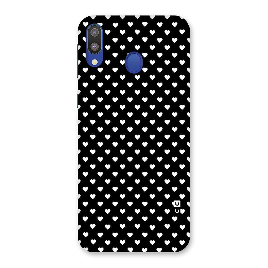 Classy Hearty Polka Back Case for Galaxy M20