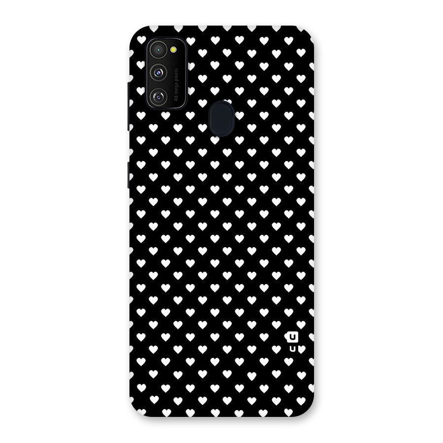 Classy Hearty Polka Back Case for Galaxy M30s