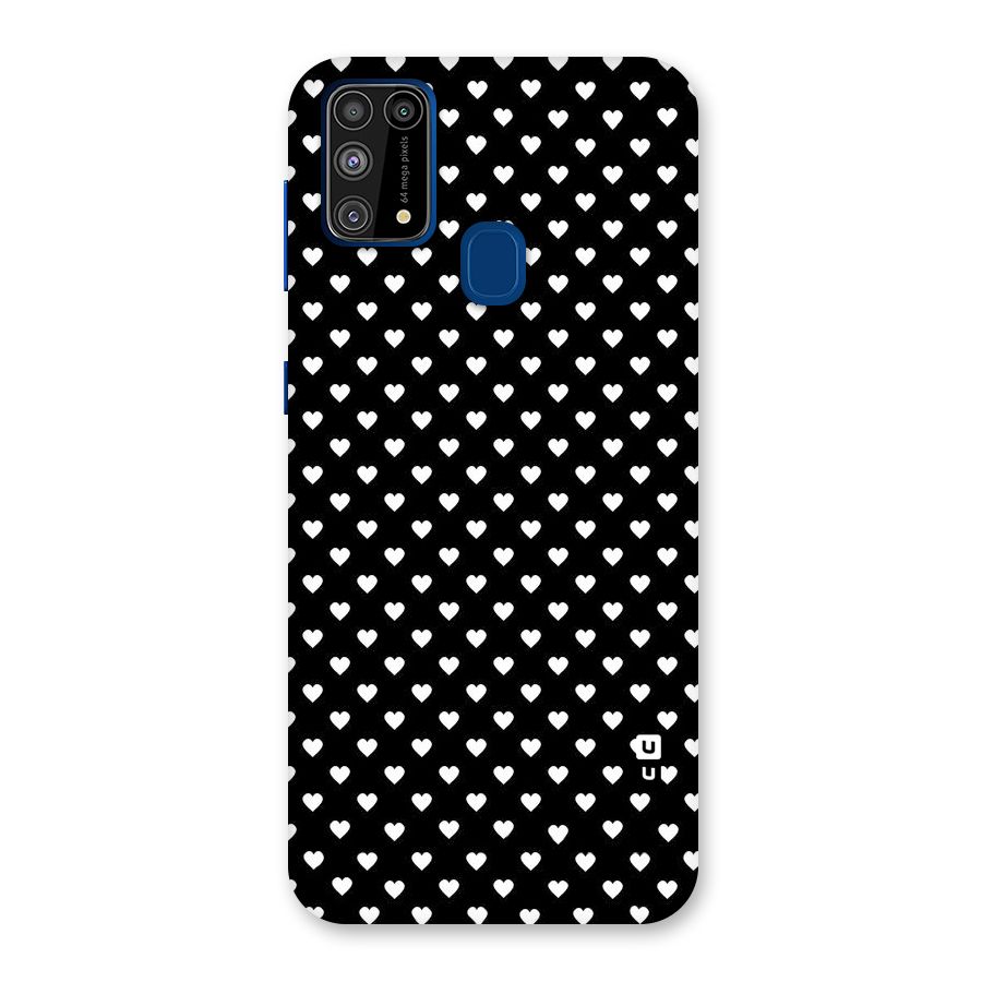 Classy Hearty Polka Back Case for Galaxy M31