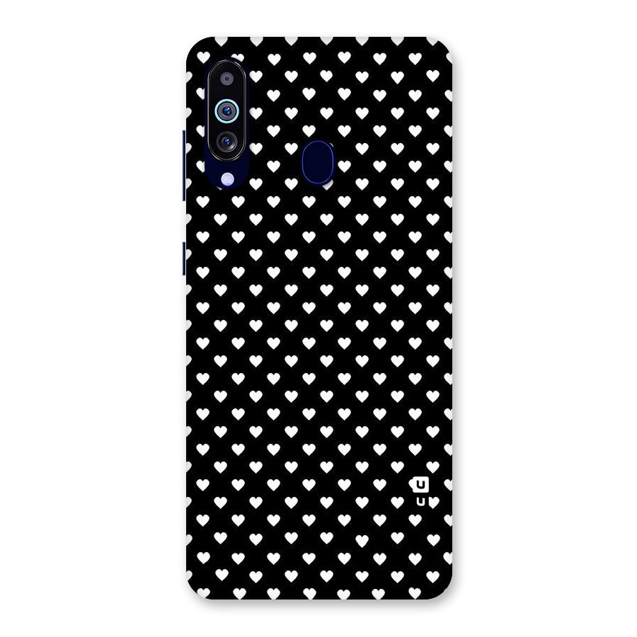 Classy Hearty Polka Back Case for Galaxy M40
