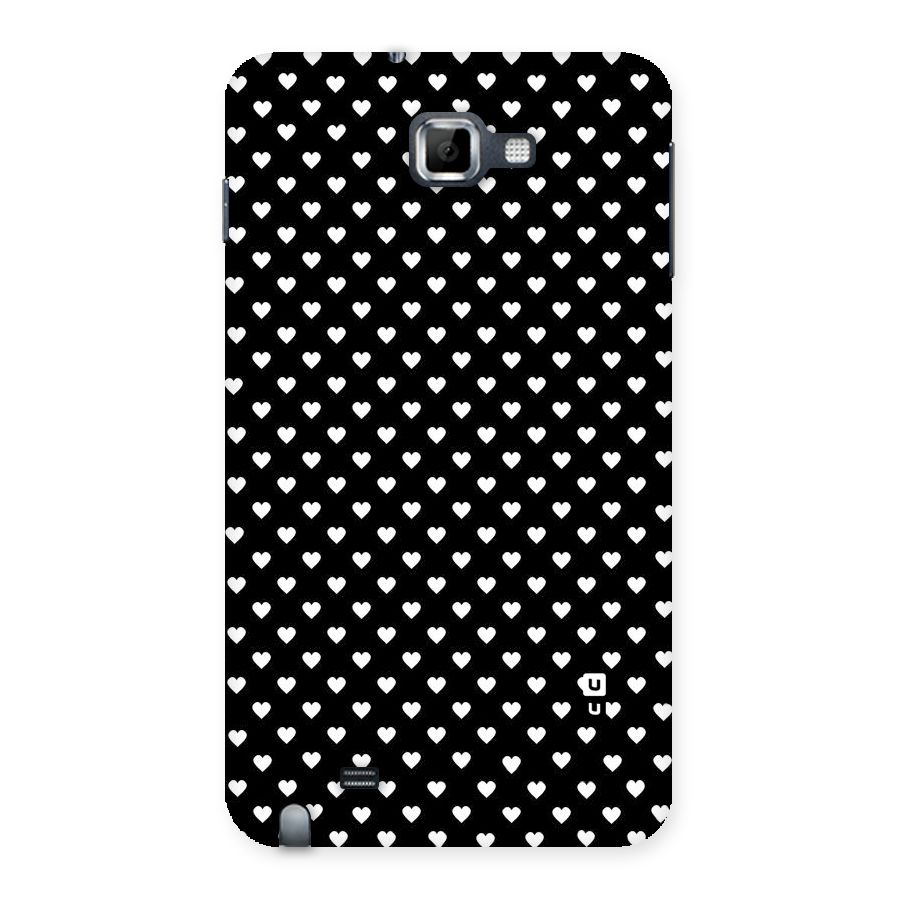 Classy Hearty Polka Back Case for Galaxy Note