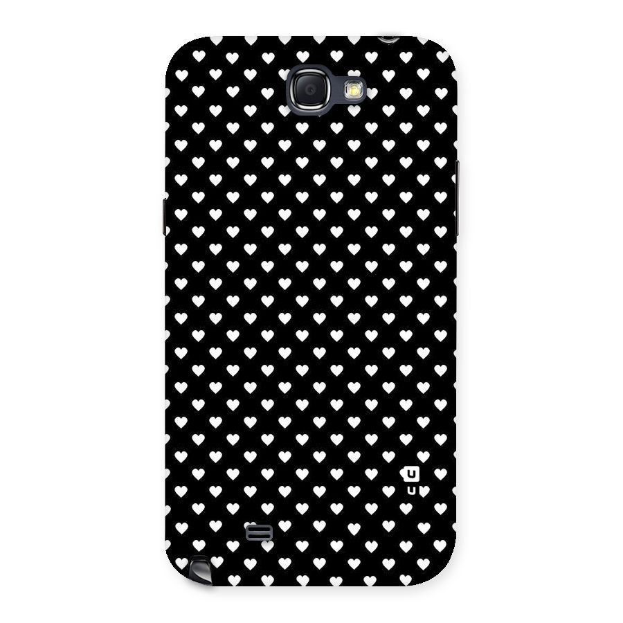 Classy Hearty Polka Back Case for Galaxy Note 2