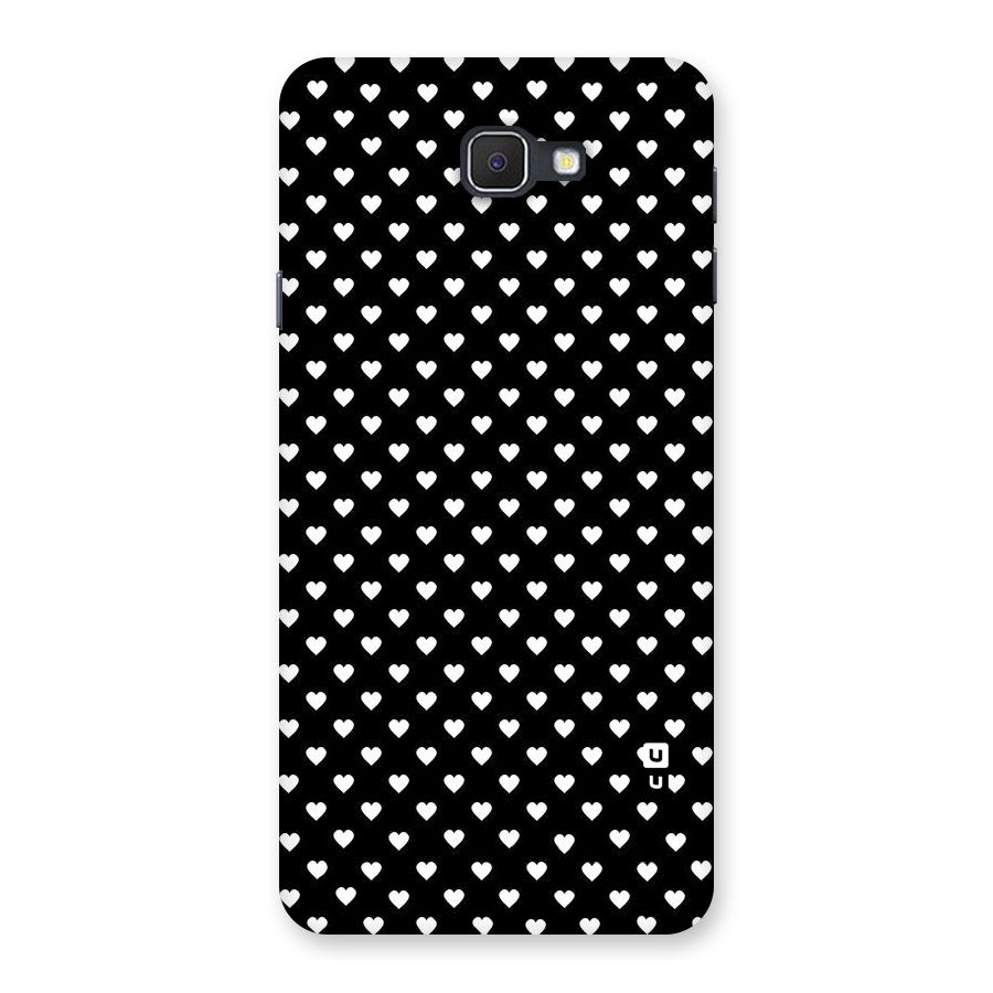 Classy Hearty Polka Back Case for Galaxy On7 2016