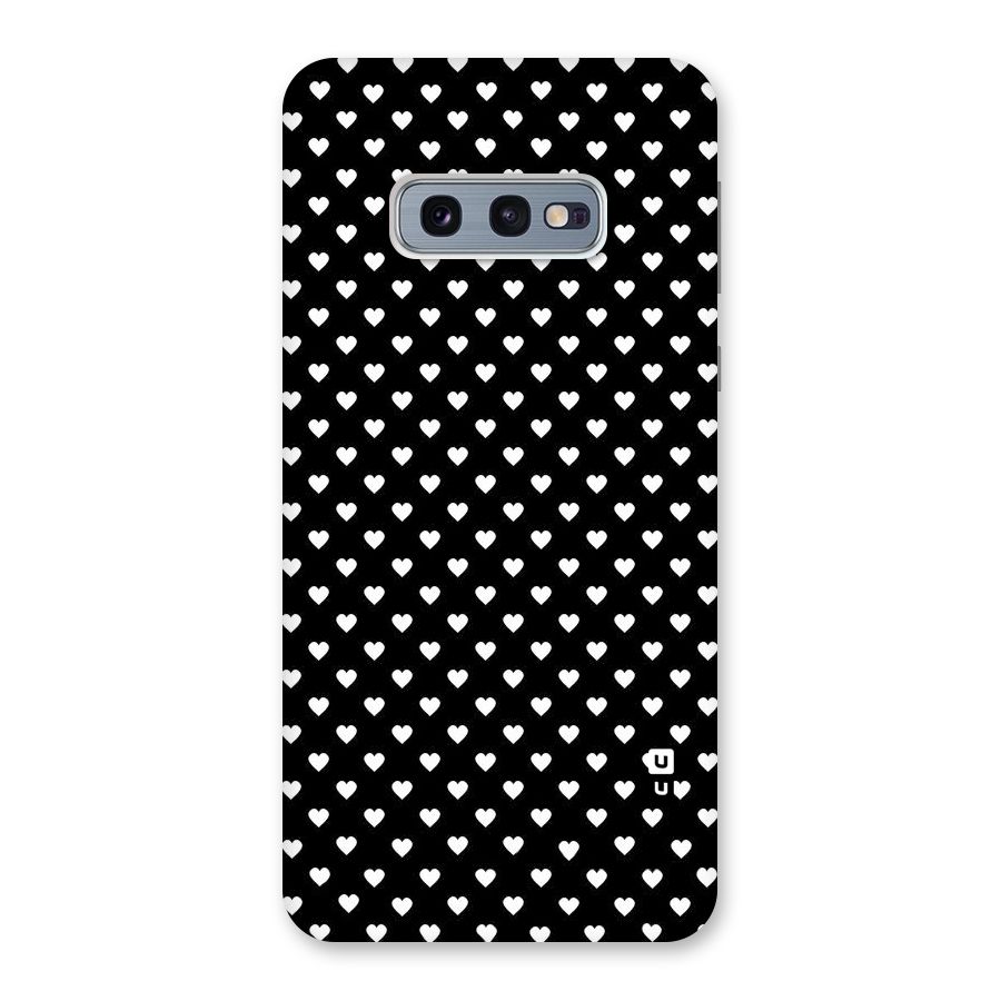 Classy Hearty Polka Back Case for Galaxy S10e