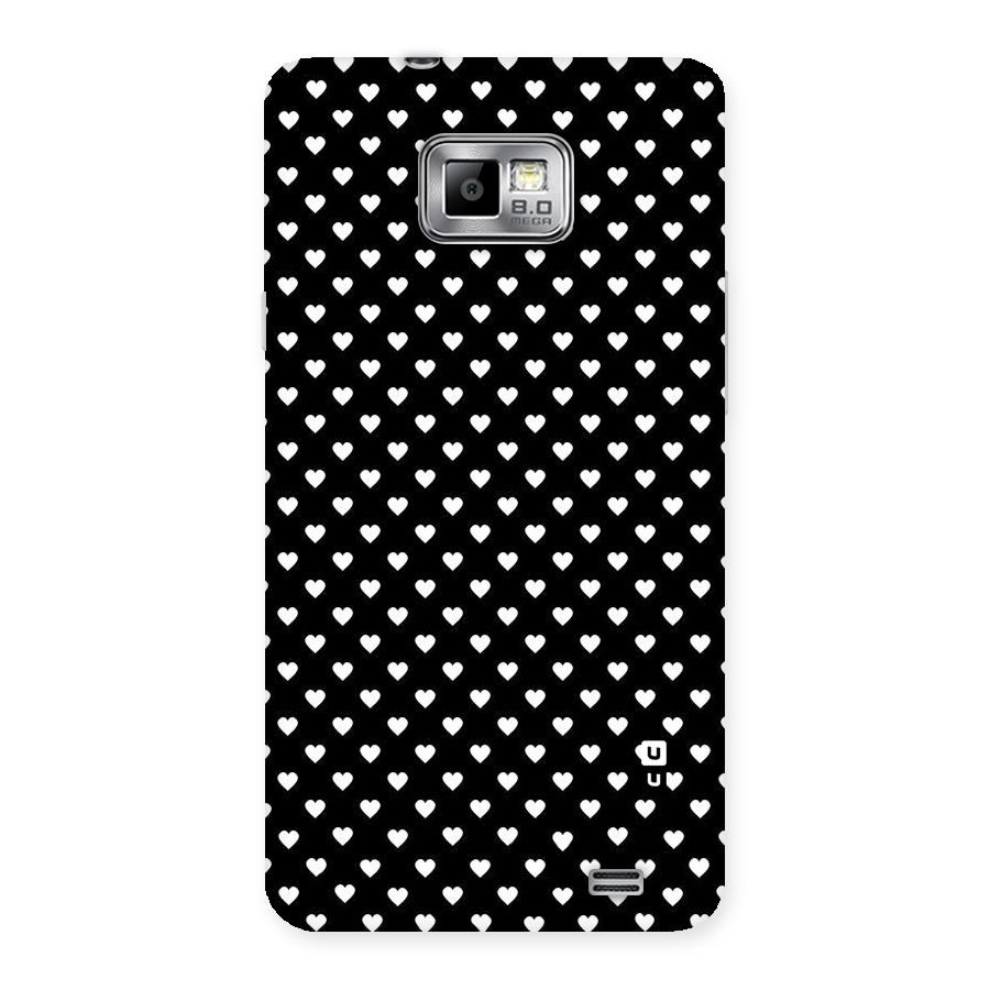 Classy Hearty Polka Back Case for Galaxy S2