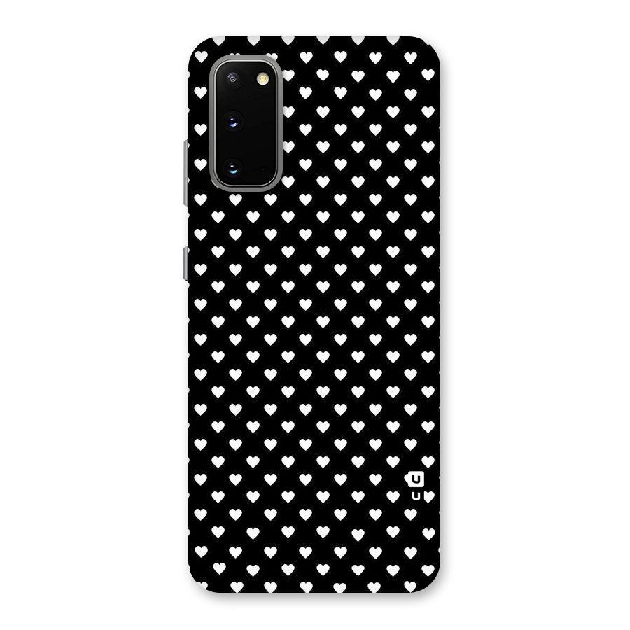 Classy Hearty Polka Back Case for Galaxy S20