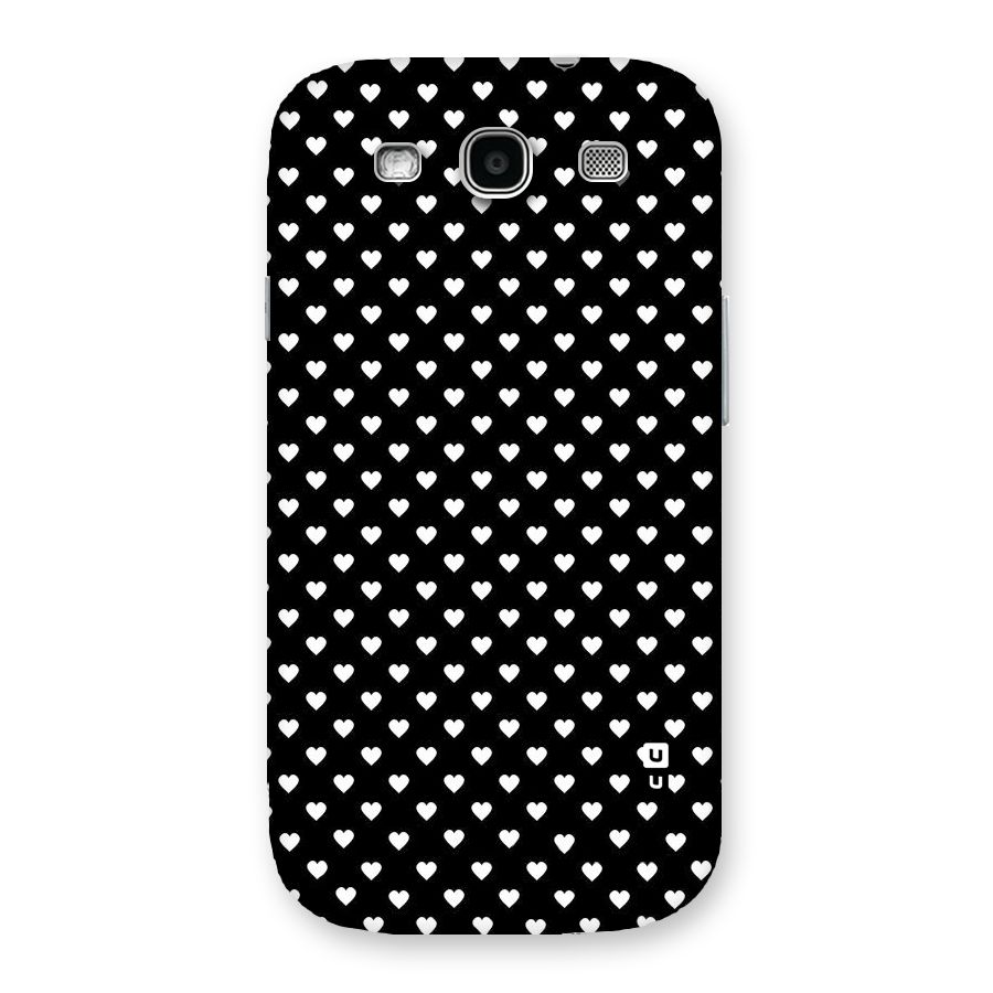 Classy Hearty Polka Back Case for Galaxy S3
