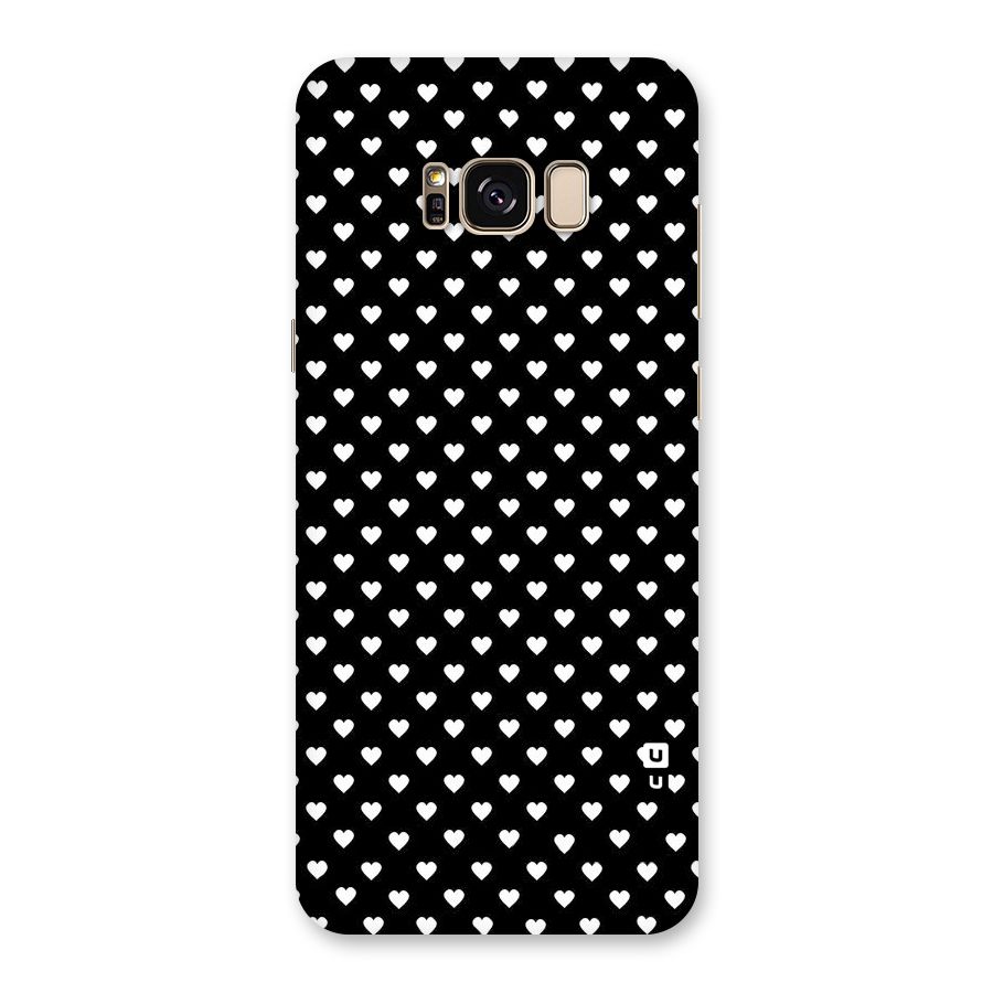 Classy Hearty Polka Back Case for Galaxy S8 Plus