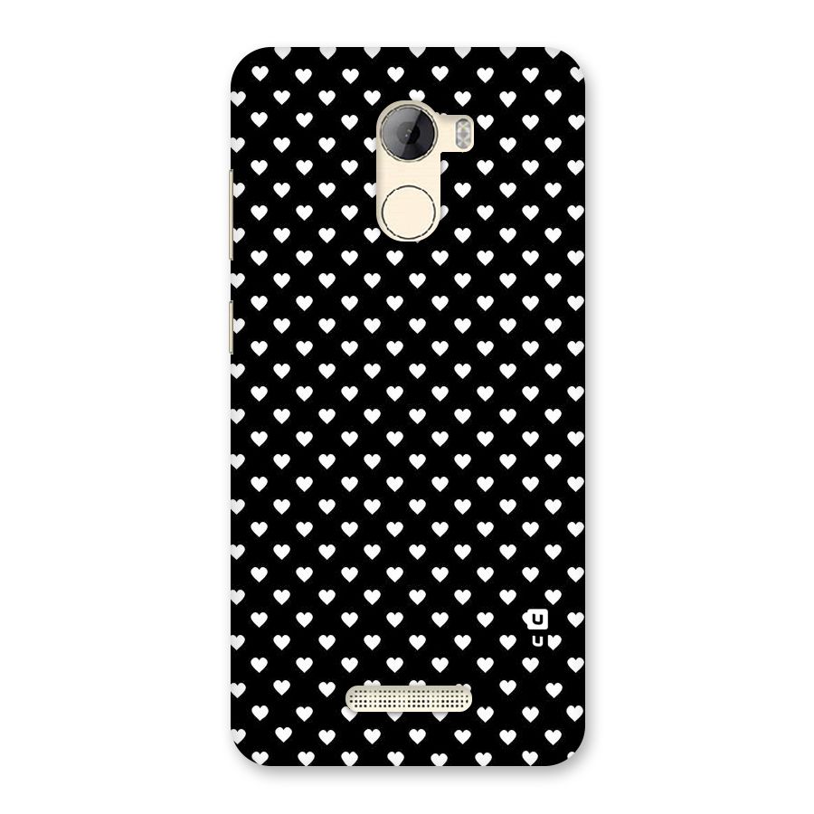 Classy Hearty Polka Back Case for Gionee A1 LIte
