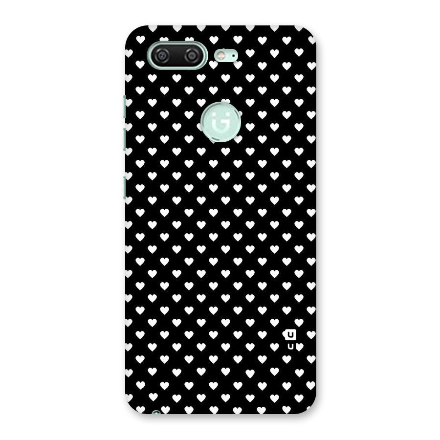 Classy Hearty Polka Back Case for Gionee S10