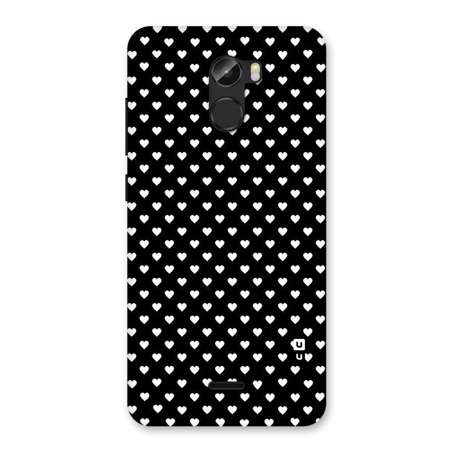 Classy Hearty Polka Back Case for Gionee X1