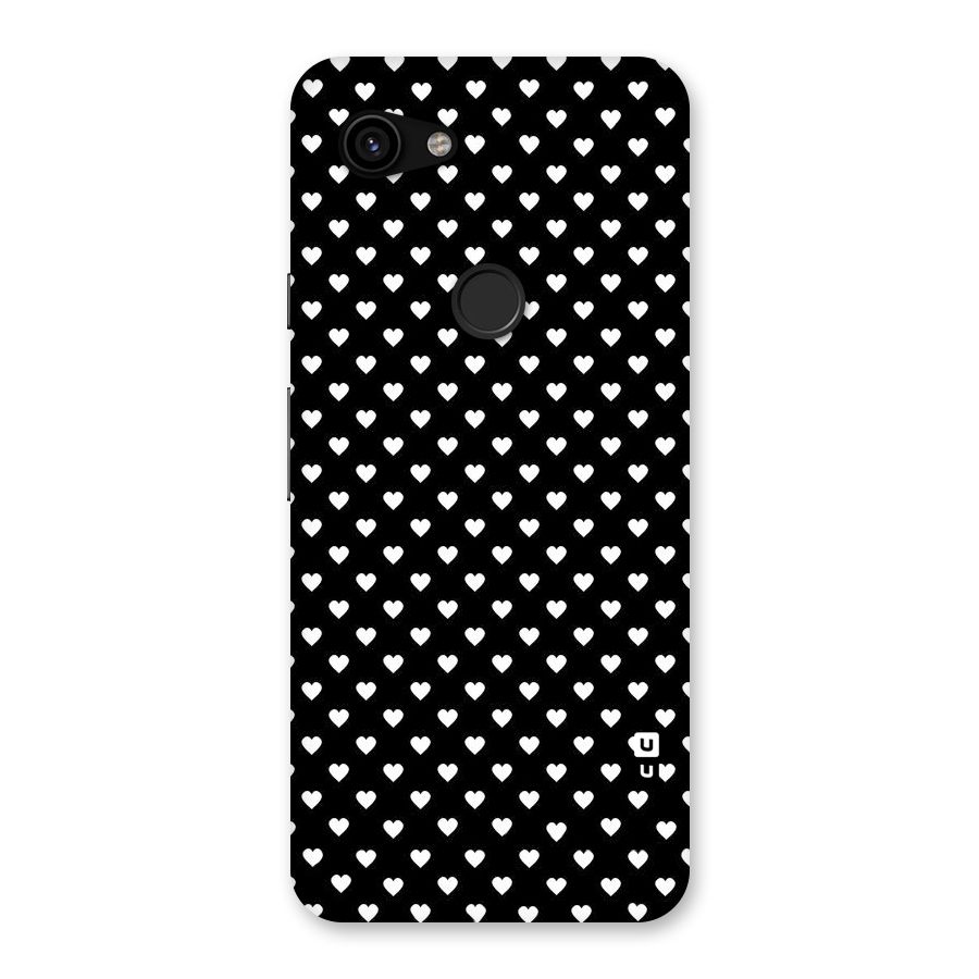 Classy Hearty Polka Back Case for Google Pixel 3a