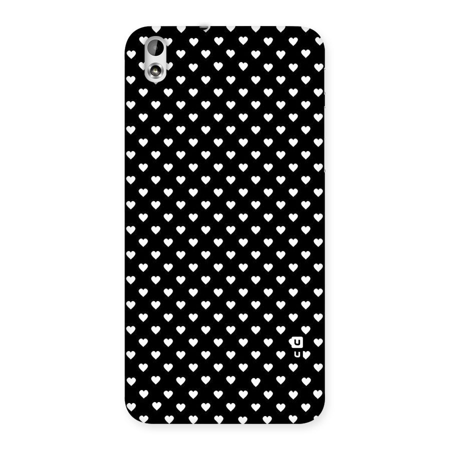Classy Hearty Polka Back Case for HTC Desire 816g